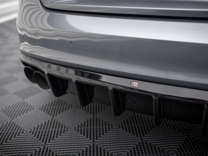 Maxton Design Rear Valance Audi S5 / A5 S-Line 8T Facelift (Single side dual exhaust version)