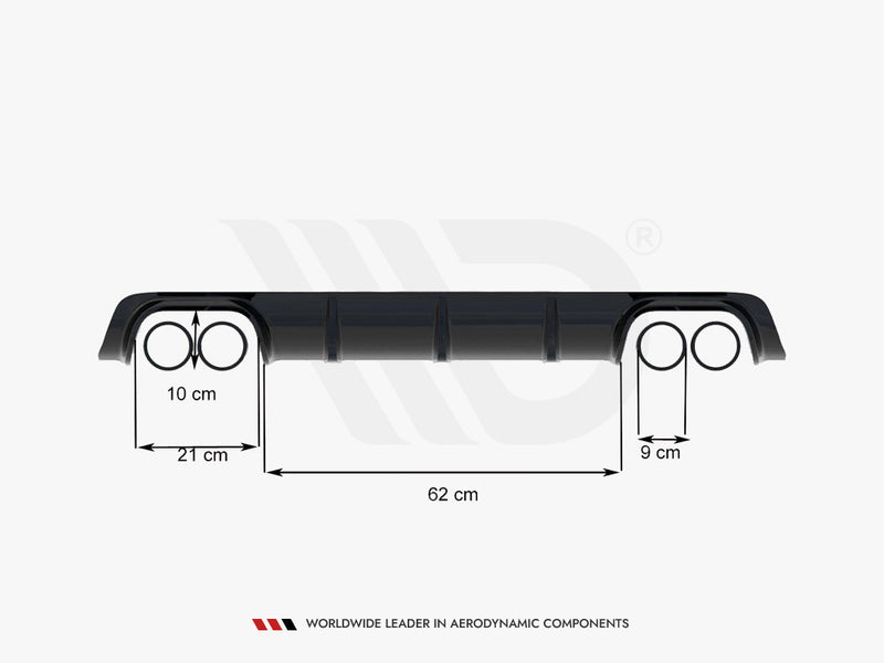 Maxton Design Rear Valance BMW M5 / 5 M-Pack E39
