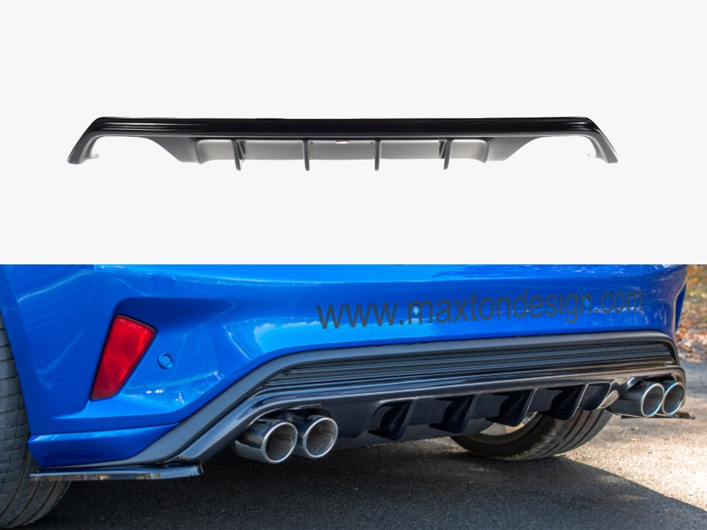 Maxton Design Rear Valance V.2 Ford Focus Hatchabck ST-Line Mk4