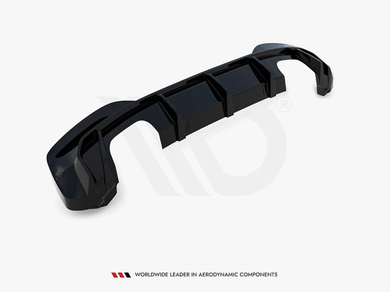 Maxton Design Rear Valance V.3 BMW 1 M-Pack / M140i F20 Facelift (Version with dual exhausts on both sides)