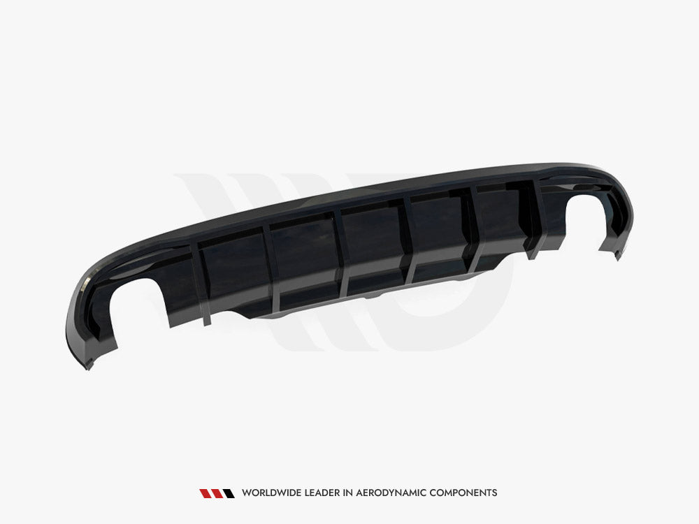 Maxton Design Rear Valance Audi S5 / A5 S-Line Coupe / Cabrio 8T (Version with single exhausts on both sides)