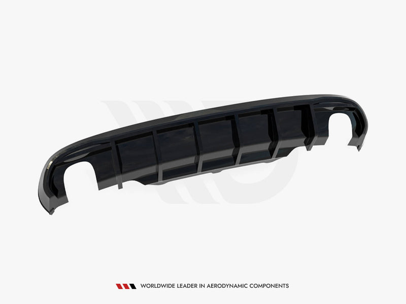 Maxton Design Rear Valance Audi S5 / A5 S-Line Coupe / Cabrio 8T (Version with single exhausts on both sides)