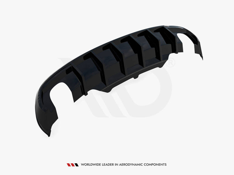 Maxton Design Rear Valance Audi S5 / A5 S-Line Coupe / Cabrio 8T (Version with single exhausts on both sides)