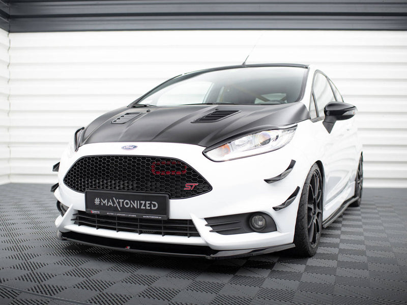 Maxton Design Front Bumper Wings (Canards) Ford Fiesta ST Mk7 Facelift