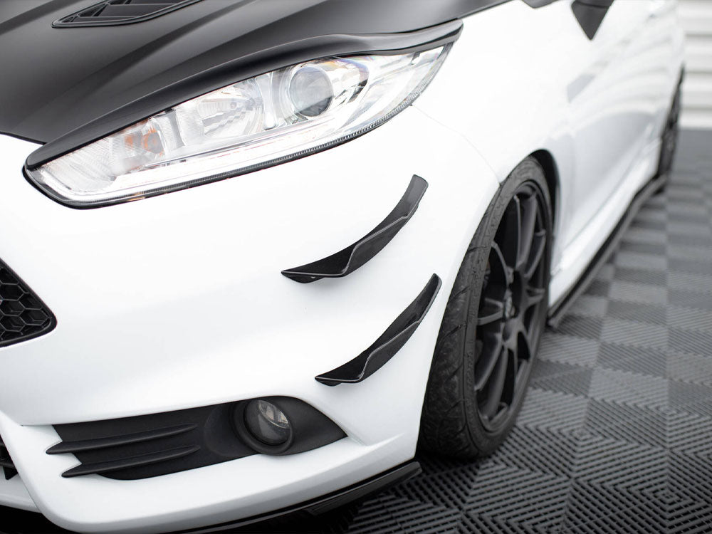 Maxton Design Front Bumper Wings (Canards) Ford Fiesta ST Mk7 Facelift
