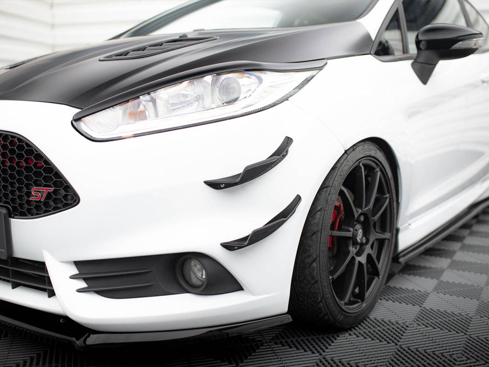 Maxton Design Front Bumper Wings (Canards) Ford Fiesta ST Mk7 Facelift