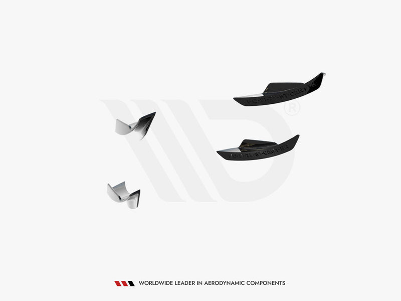 Maxton Design Front Bumper Wings (Canards) Ford Fiesta ST Mk7 Facelift