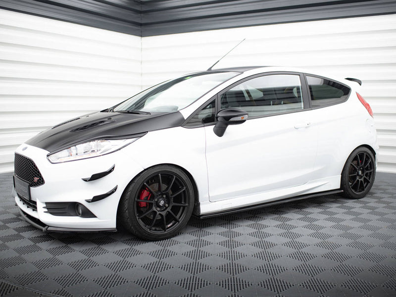 Maxton Design Side Skirts Diffusers Ford Fiesta Mk7 Facelift ST / Zetec S