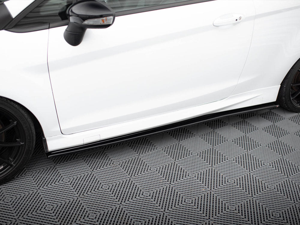 Maxton Design Side Skirts Diffusers Ford Fiesta Mk7 Facelift ST / Zetec S