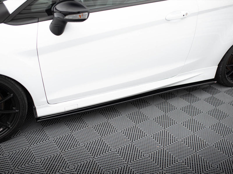 Maxton Design Side Skirts Diffusers Ford Fiesta Mk7 Facelift ST / Zetec S