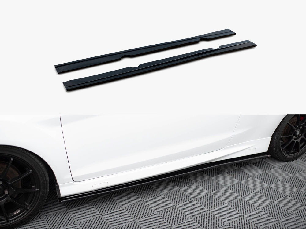 Maxton Design Side Skirts Diffusers Ford Fiesta ST / ST-Line Mk7 / Mk7 FL