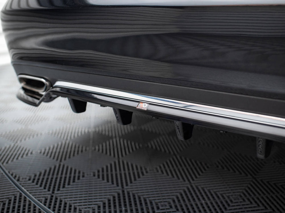 Maxton Design Rear Splitter (Vertical Bars) Mercedes-Benz E W212 Facelift