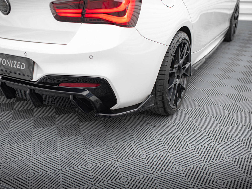 Maxton Design Rear Side Splitters (For rear valance v.3) BMW 1 M-Pack / M140i F20 Facelift