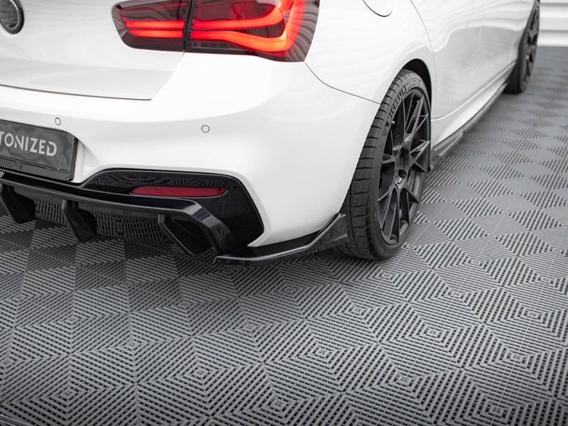Maxton Design Rear Side Splitters (For rear valance v.3) BMW 1 M-Pack / M140i F20 Facelift
