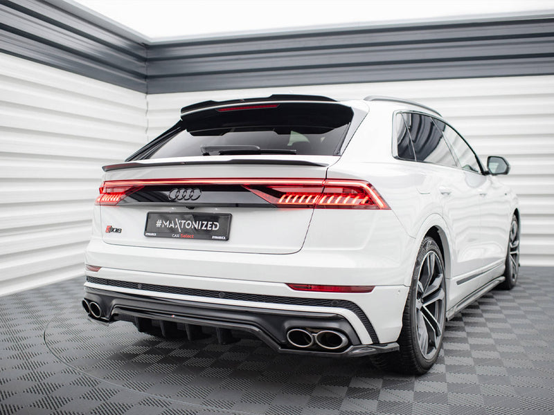 Maxton Design Central Rear Splitter (Vertical Bars) V.2 Audi SQ8 Mk1
