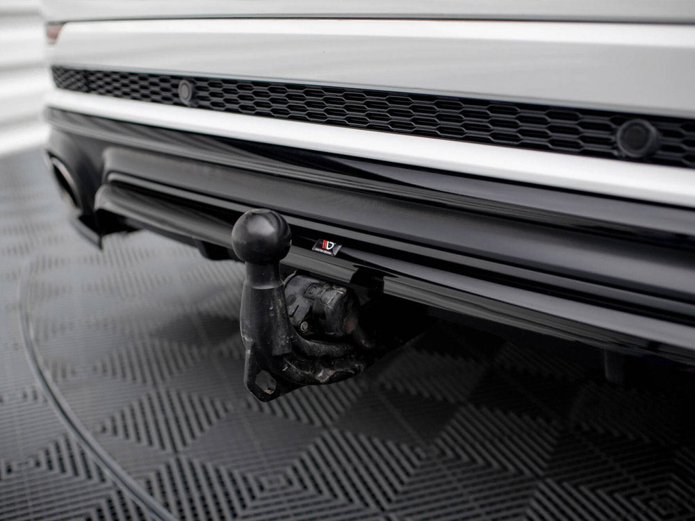 Maxton Design Central Rear Splitter (Vertical Bars) V.2 Audi SQ8 Mk1