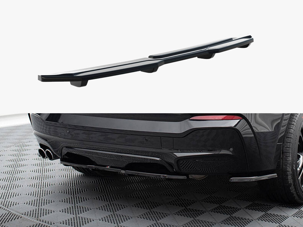 Maxton Design Central Rear Splitter (Vertical Bars) BMW X4 M-Pack