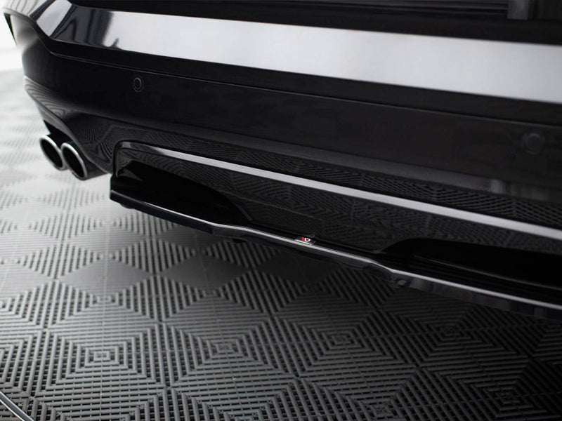 Maxton Design Central Rear Splitter (Vertical Bars) BMW X4 M-Pack