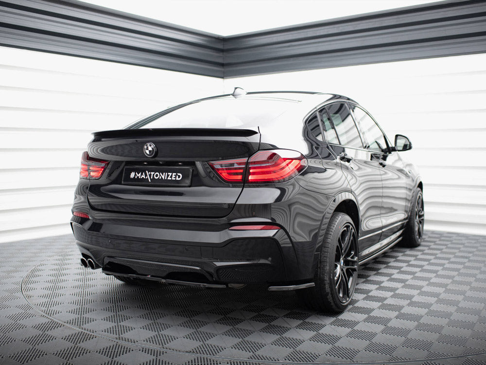 Maxton Design Central Rear Splitter (Vertical Bars) BMW X4 M-Pack
