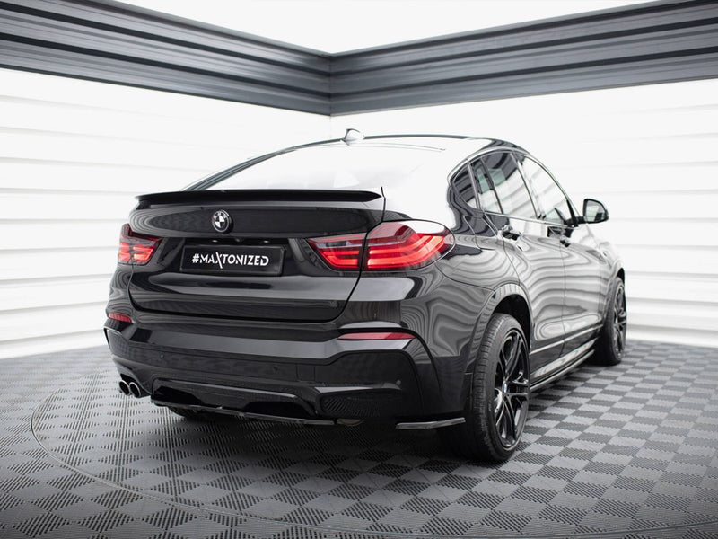 Maxton Design Central Rear Splitter (Vertical Bars) BMW X4 M-Pack