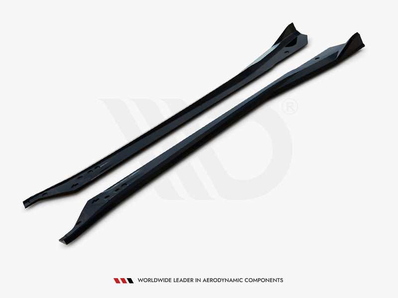 Maxton Design Side Skirts Diffusers V.2 Chevrolet Corvette C7
