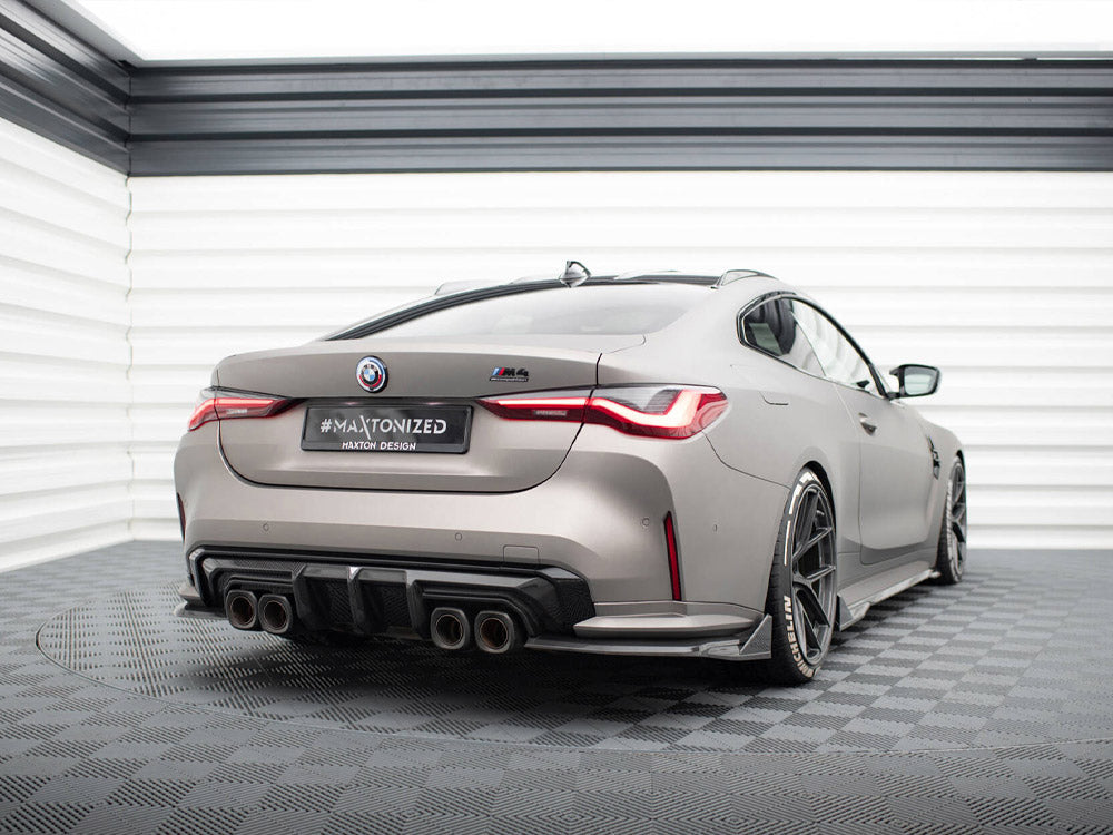 Maxton Design Prepreg Carbon Rear Flaps BMW M4 G82 / G82 Facelift