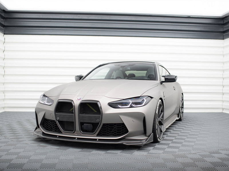 Maxton Design Prepreg Carbon Front Flaps BMW M4 G82 / G82 Facelift