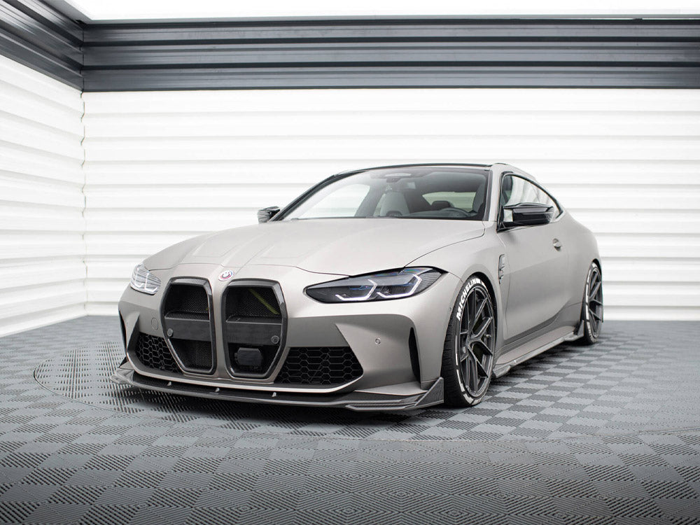 Maxton Design Prepreg Carbon Front Flaps BMW M4 G82 / G82 Facelift