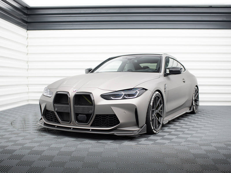 Maxton Design Prepreg Carbon Front Flaps BMW M4 G82 / G82 Facelift