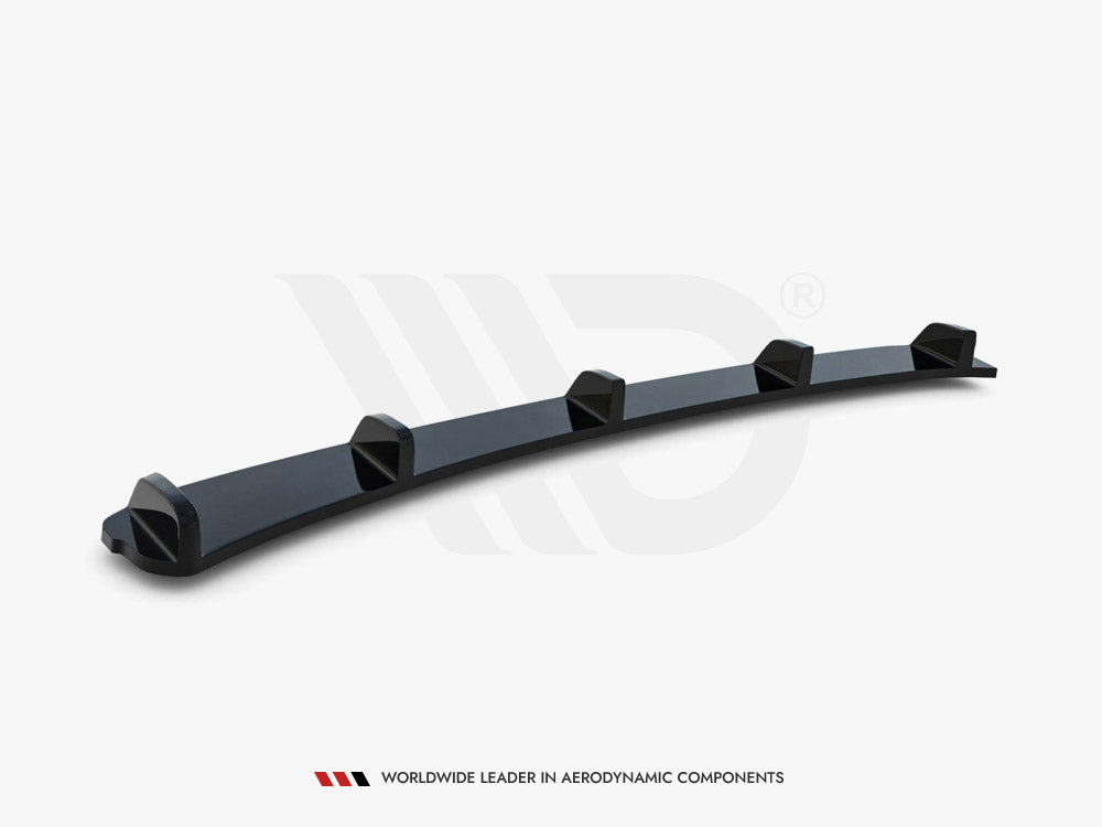 Maxton Design Central Rear Splitter (Vertical Bars) BMW 3 E46 Coupe M-Pack