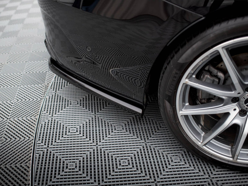 Maxton Design Rear Splitter (Vertical Bars) Mercedes-Benz S Coupe AMG-Line C217 Facelift