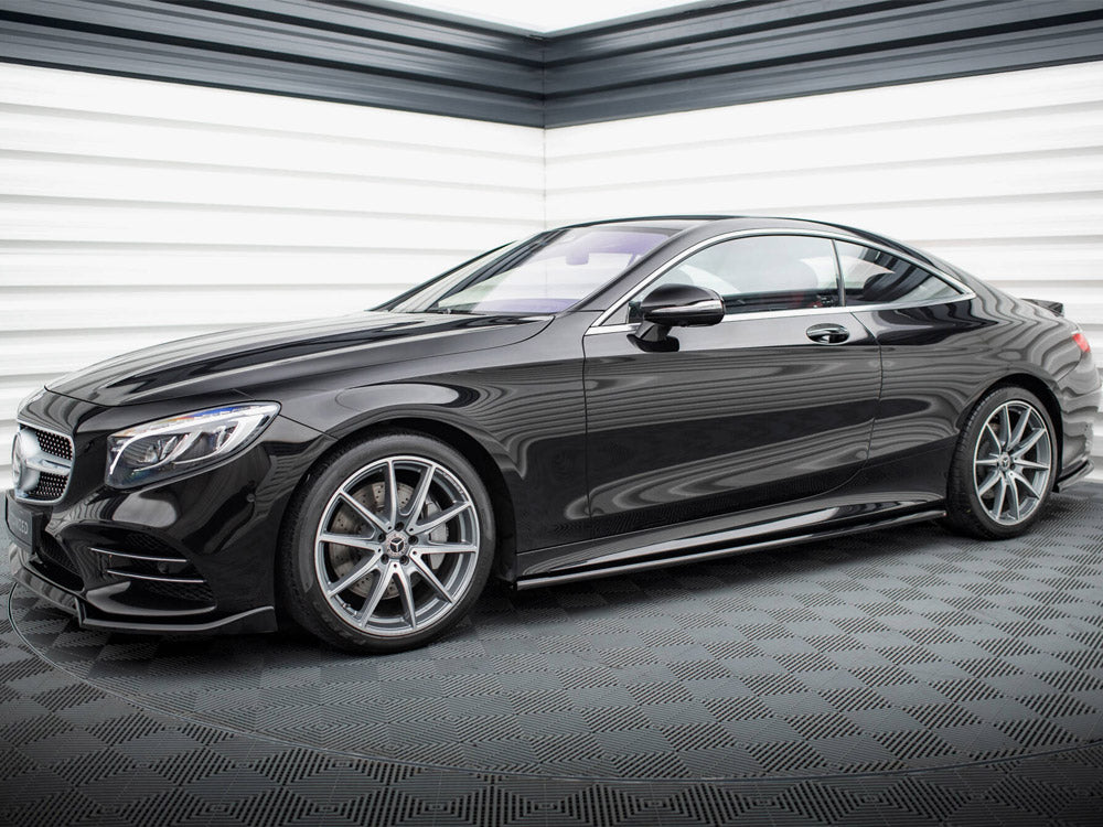 Maxton Design Side Skirts Diffusers Mercedes-Benz S Coupe AMG-Line C217 Facelift