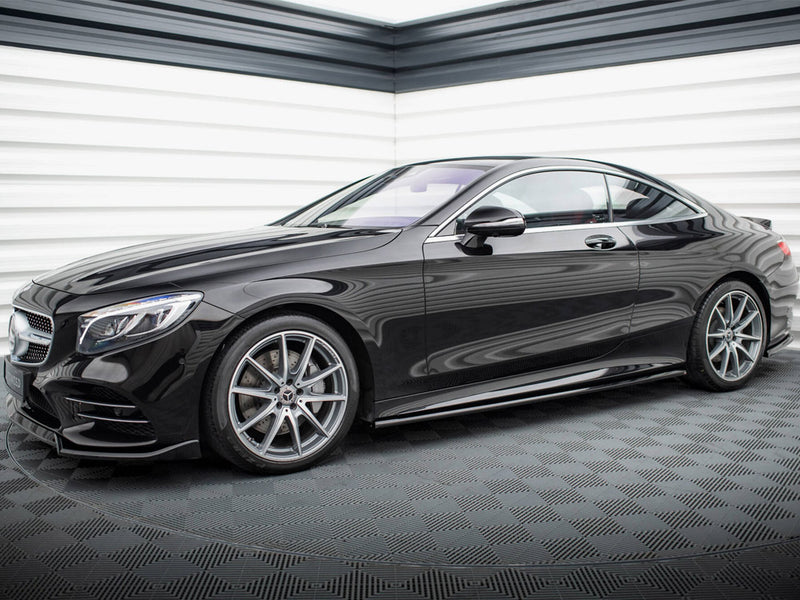 Maxton Design Side Skirts Diffusers Mercedes-Benz S Coupe AMG-Line C217 Facelift
