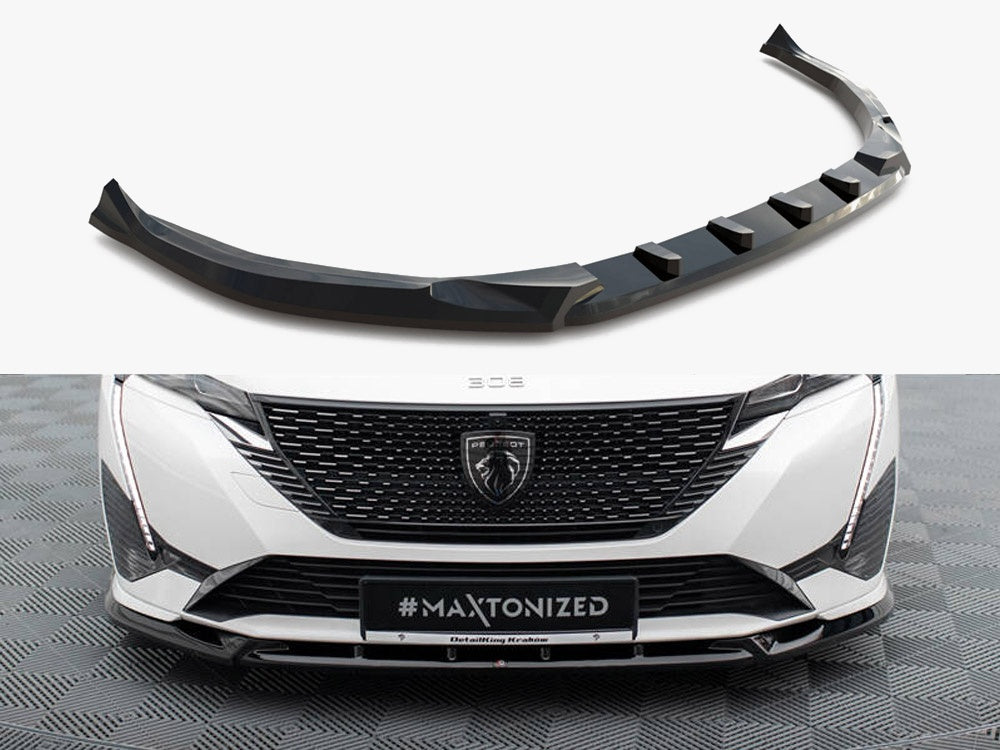 Maxton Design Front Splitter Peugeot 308 GT Mk3