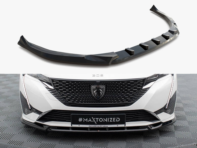 Maxton Design Front Splitter Peugeot 308 GT Mk3