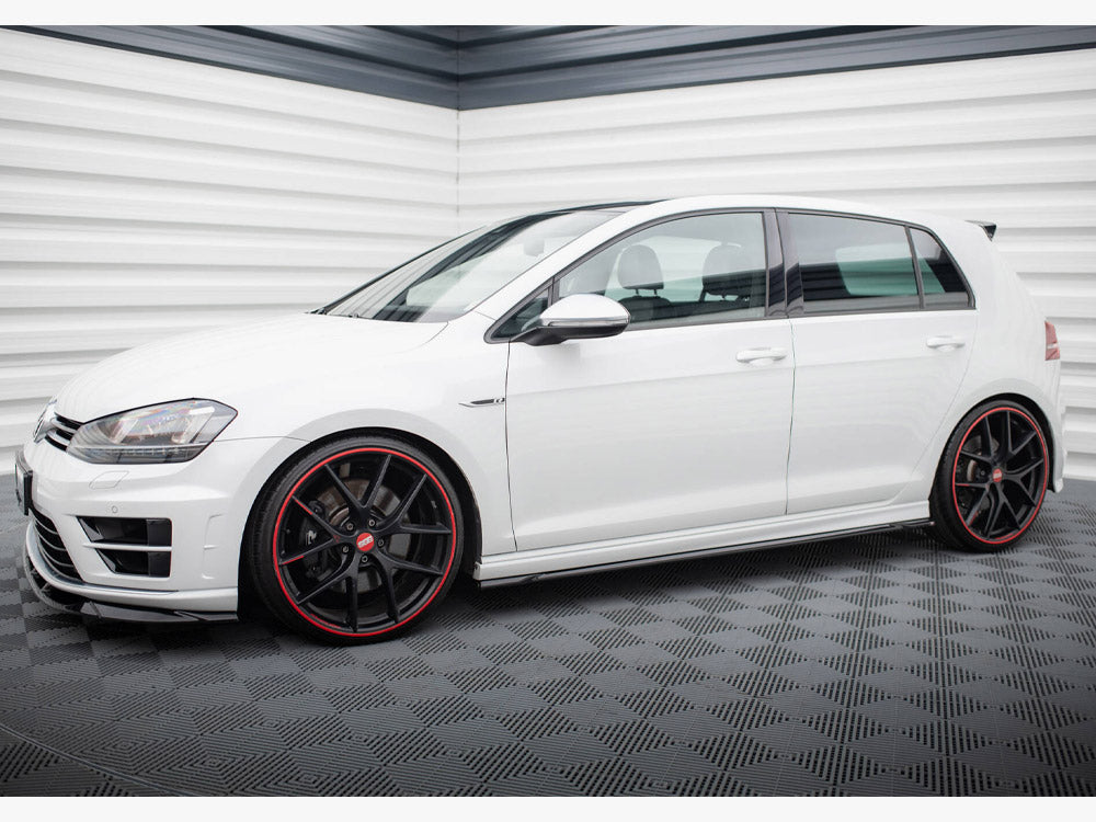 Maxton Design Side Skirts Diffusers V.4 Volkswagen Golf R / R-Line Mk7