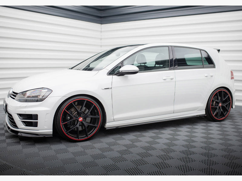 Maxton Design Side Skirts Diffusers V.4 Volkswagen Golf R / R-Line Mk7