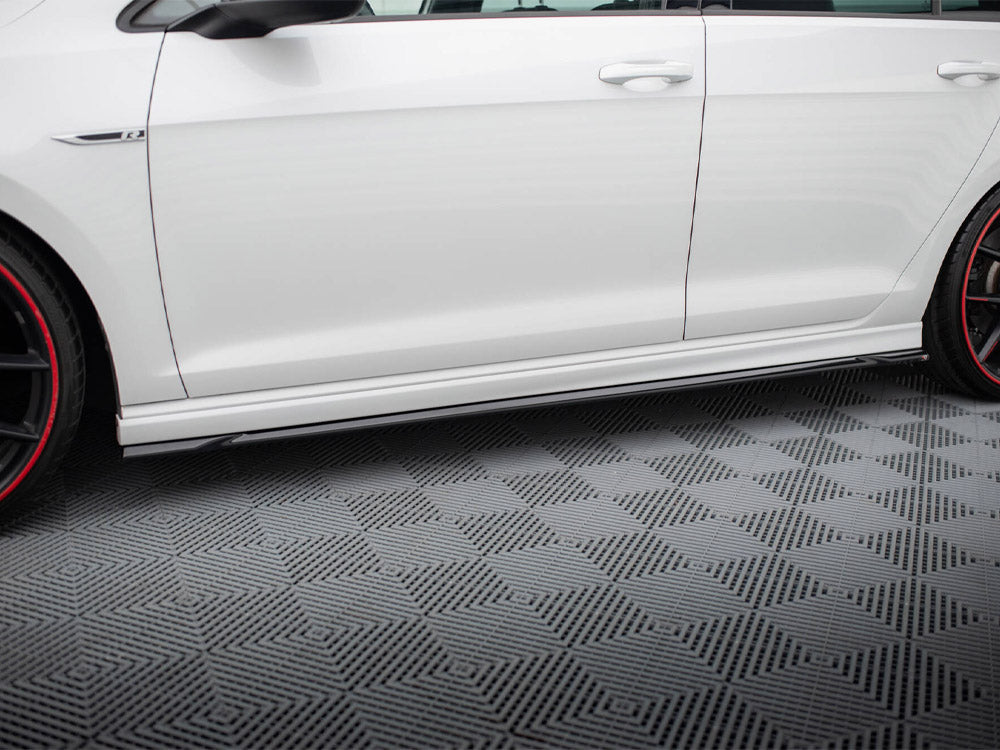 Maxton Design Side Skirts Diffusers V.4 Volkswagen Golf R / R-Line Mk7