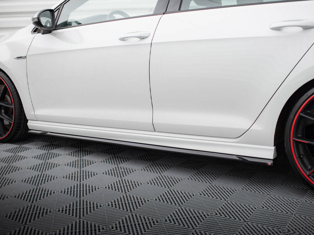 Maxton Design Side Skirts Diffusers V.4 Volkswagen Golf R / R-Line Mk7