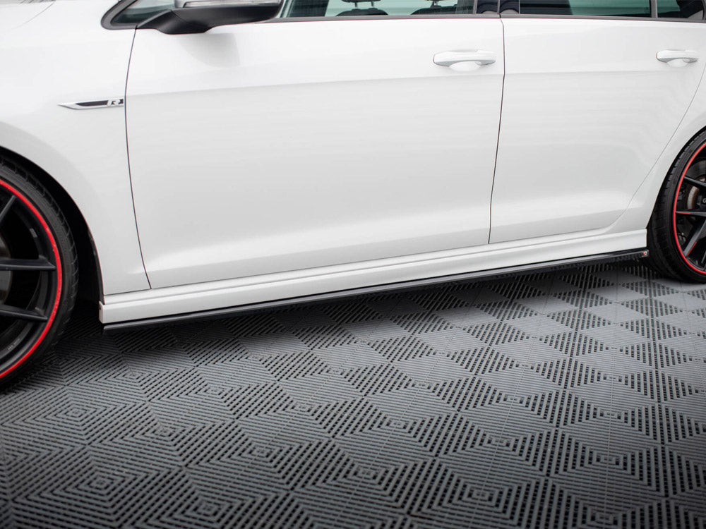 Maxton Design Side Skirts Diffusers V.3 Volkswagen Golf R / R-Line Mk7