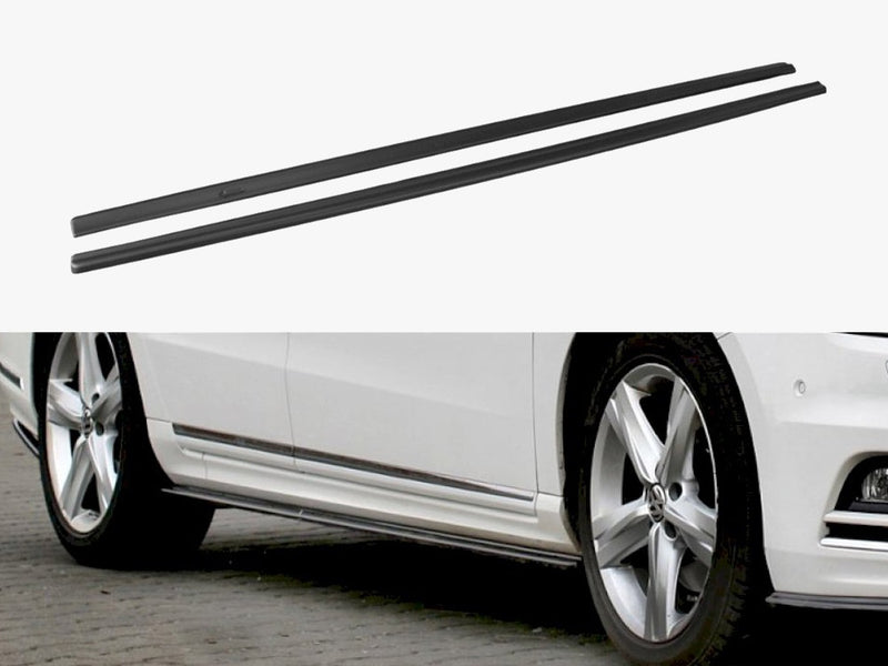 Maxton Design Side Skirts Diffusers Volkswagen Passat R-Line B7