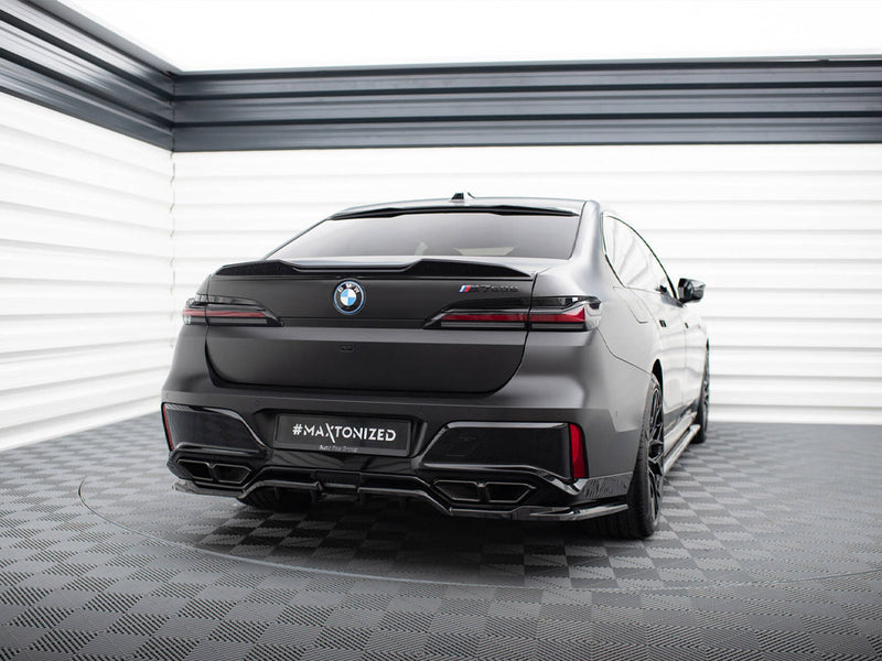 Maxton Design Central Rear Splitter (Vertical Bars) BMW M760e G70