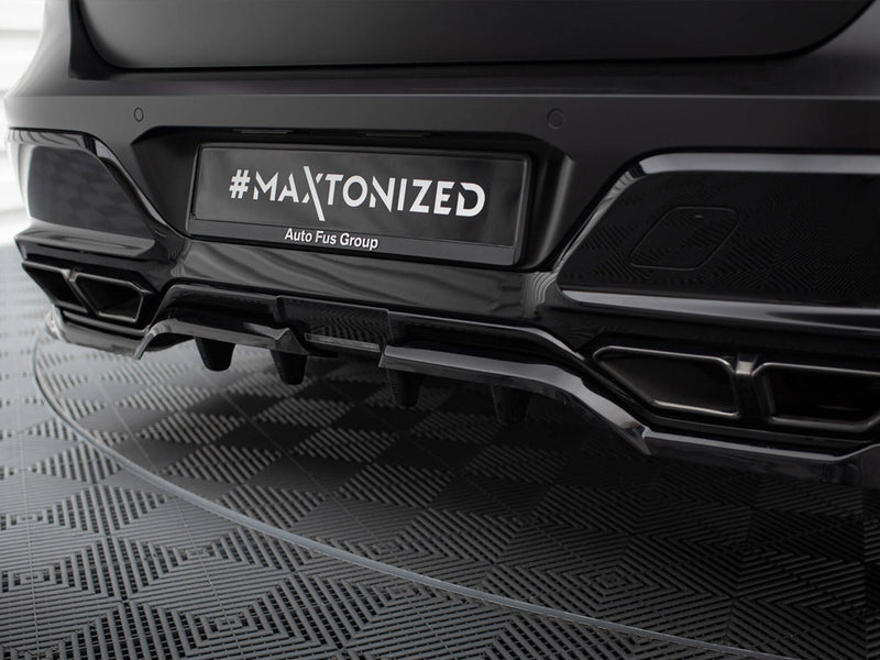 Maxton Design Central Rear Splitter (Vertical Bars) BMW M760e G70