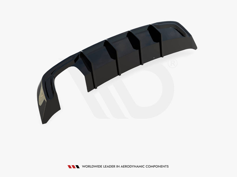 Maxton Design Rear Valance Audi A3 Sportback 8V Facelift (Version with double exhaust tip)