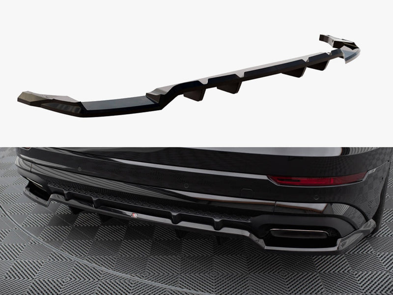 Maxton Design Rear Splitter (Vertical Bars) V.1 Audi SQ8 / Q8 S-Line Mk1 Facelift