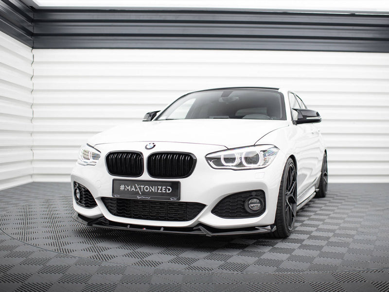 Maxton Design Front Splitter V.5 BMW 1 M-Pack / M140i F20 Facelift