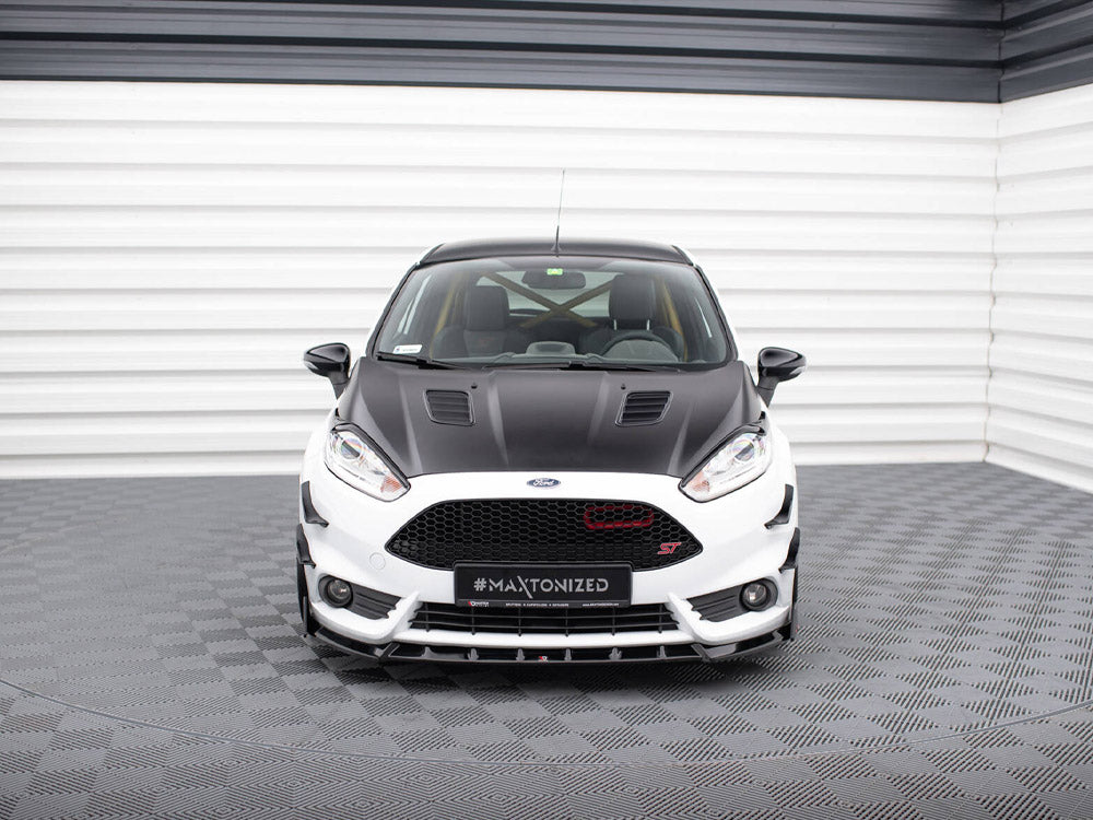 Maxton Design Front Splitter V.6 + Flaps Ford Fiesta ST Mk7 Facelift