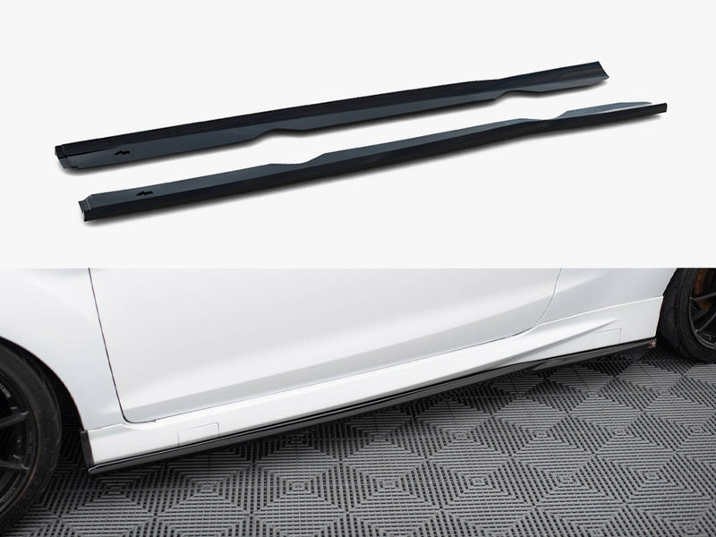 Maxton Design Side Skirts Diffusers V.4 Ford Fiesta ST / ST-Line Mk7