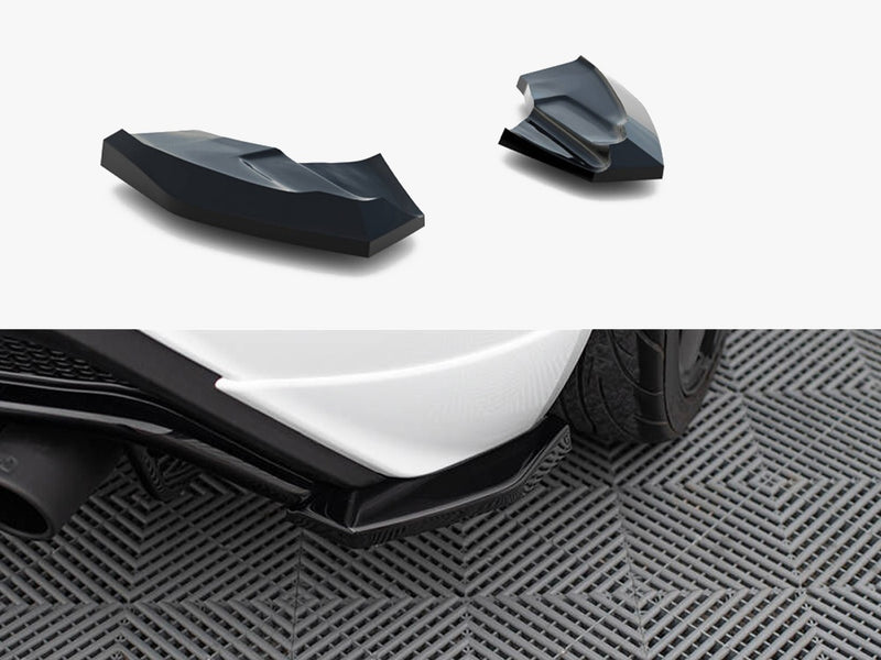 Maxton Design Rear Side Splitters V.3 Ford Fiesta ST Mk7 Facelift