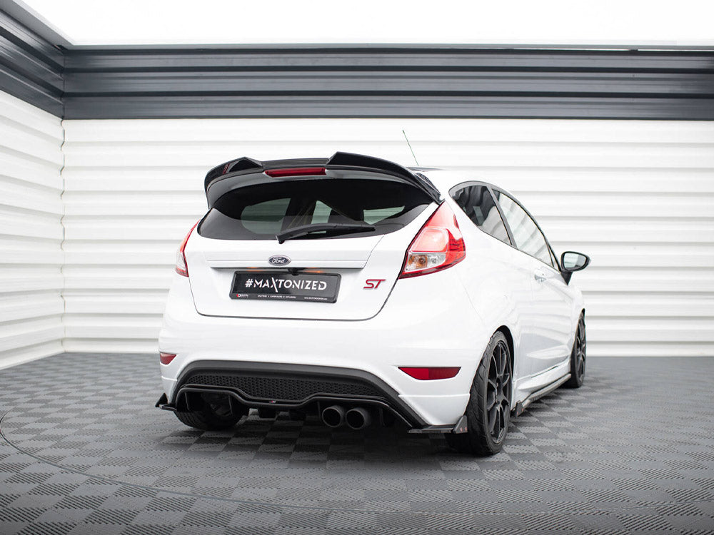 Maxton Design Rear Side Splitters V.3 + Flaps Ford Fiesta ST Mk7 Facelift